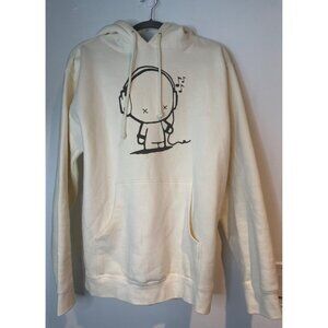 Independent Trading Comic Hoodie Unisex Small Cream hoodie sweatshirt